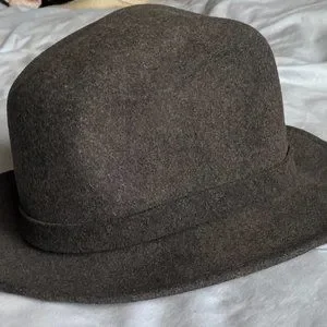 J. Crew Charcoal Wide-Brim Hat s-l400.jpg main image 2